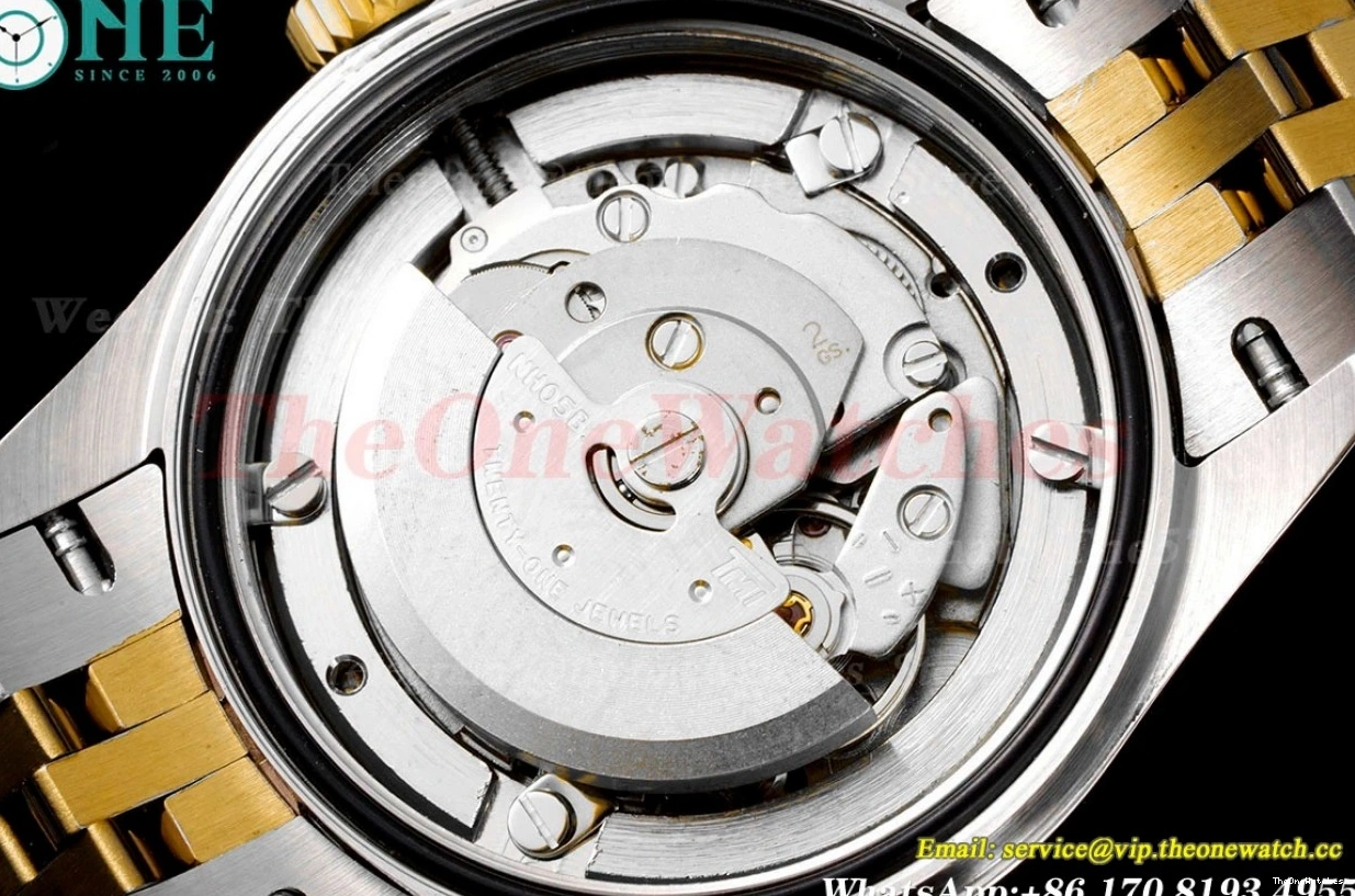 Silver Ladies Dial NH05 Datejust TWS SS 28mm YG 0212